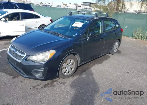 2013 Subaru Impreza 2.0I из США, поврежденный, VIN JF1GPAA64DH803801